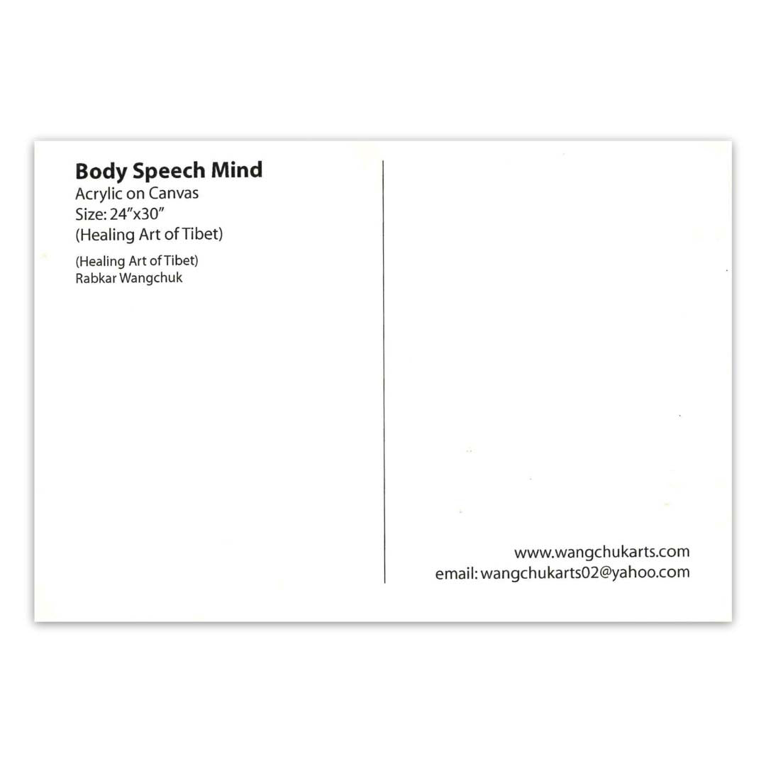 Body, Speech & Mind Card