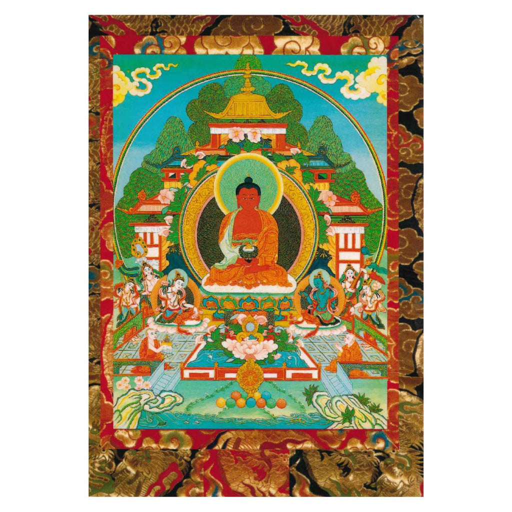 Amitabha Buddha of Infinite Light Sacred Art Card