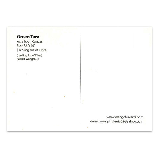 Green Tara Card