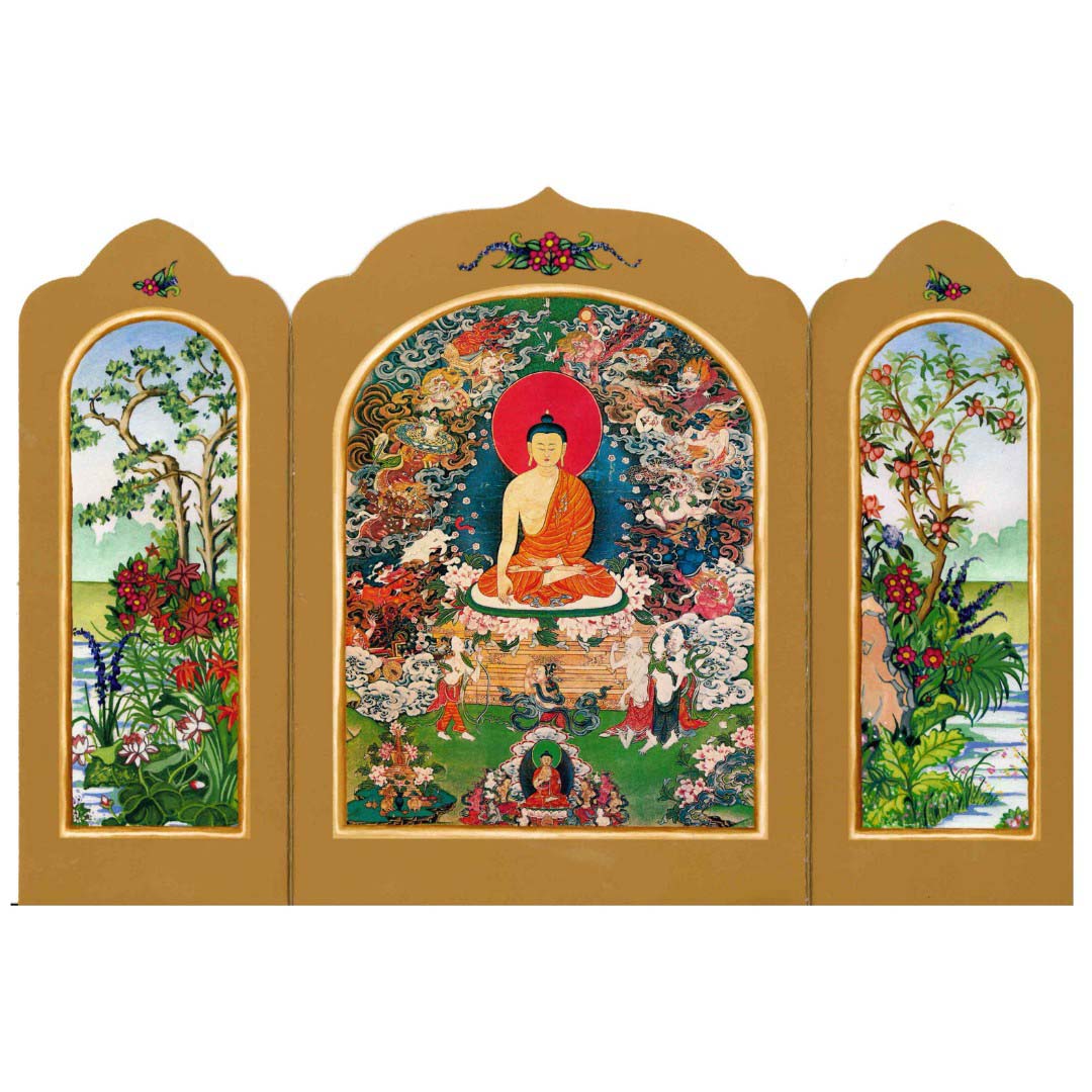 Enlightened Buddha Traveling Altar Card