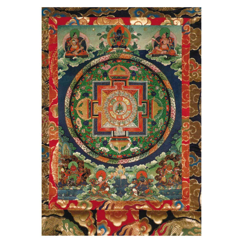 Mandala of Green Tara Sacred Art Card image 1