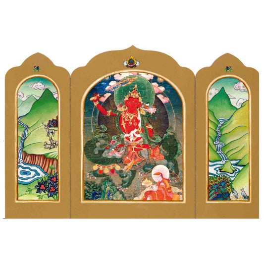 Bodhisattva Manjushri Traveling Altar Card