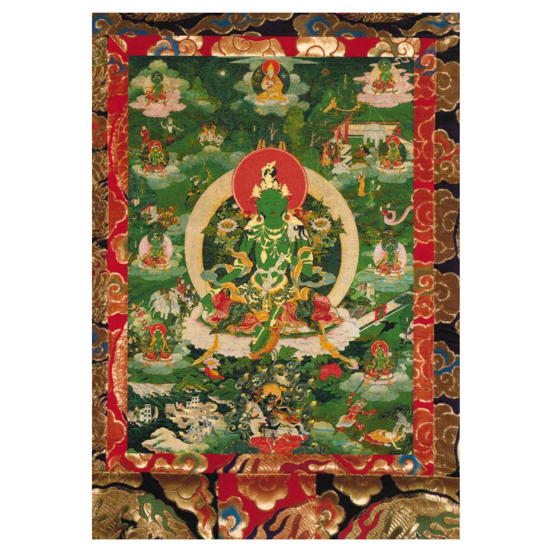 Green Tara Sacred Art Card