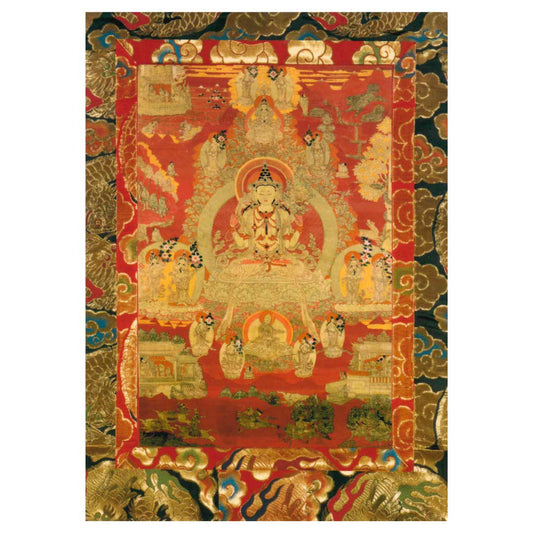 Mahabodhisattva Avalokiteshvara Sacred Art Card