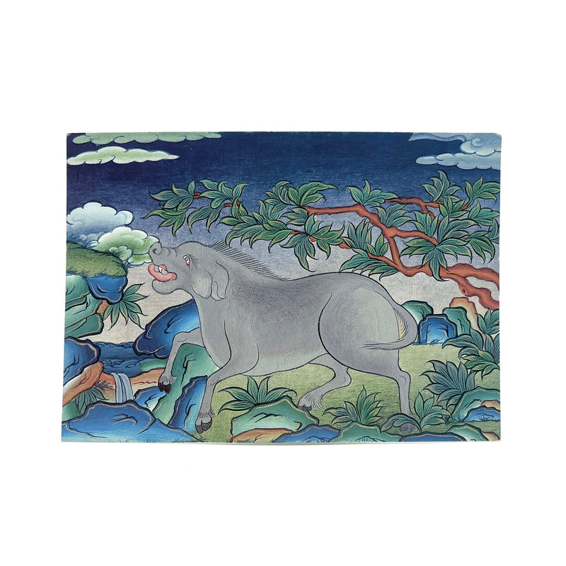 Tibetan Animal Sign Cards - Pig image 1