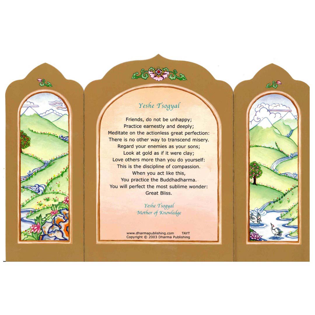 Yeshe Tsogyal Traveling Altar Card