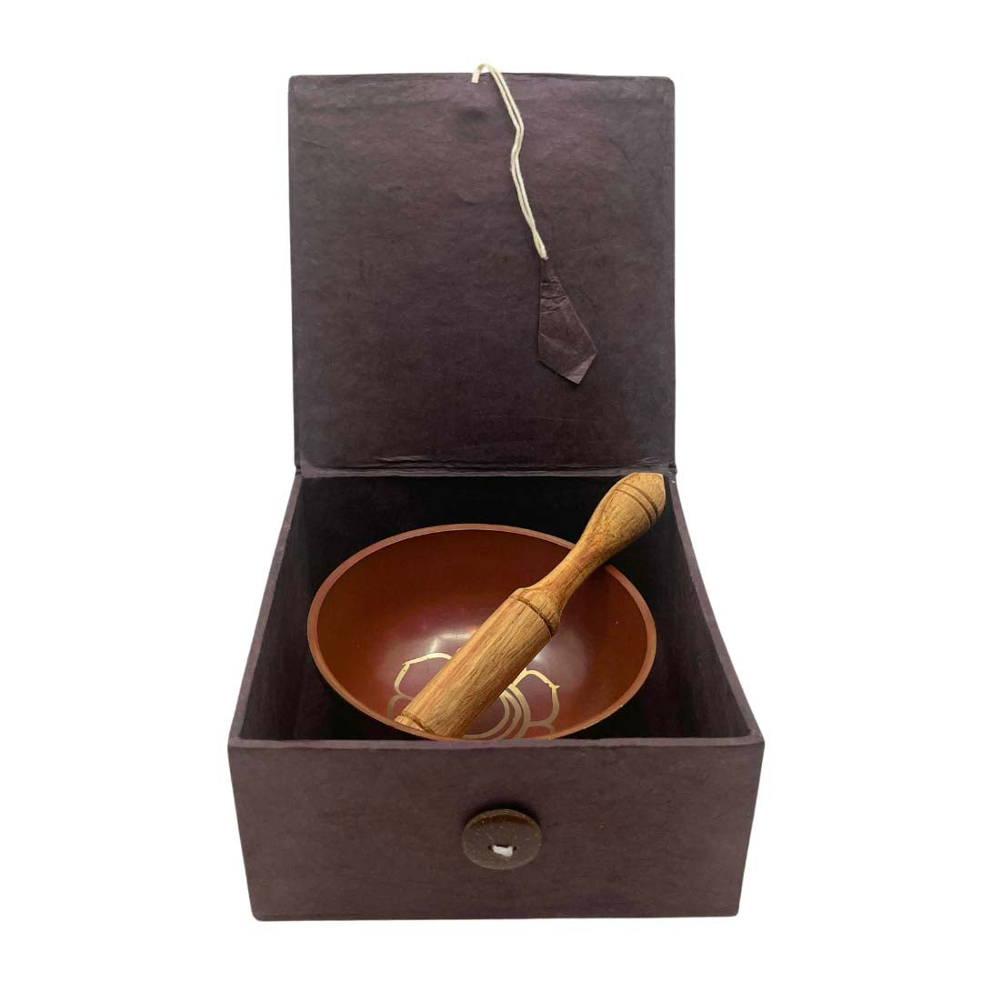 Chakra Singing Bowl - Brown