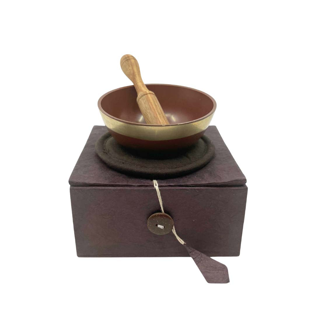 Chakra Singing Bowl - Brown