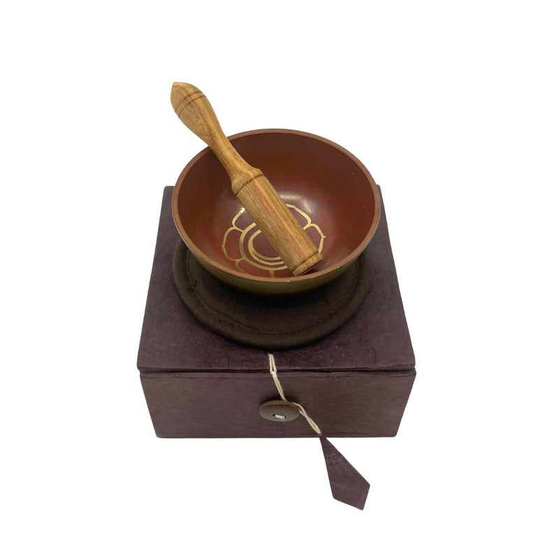 Chakra Singing Bowl - Brown image 6