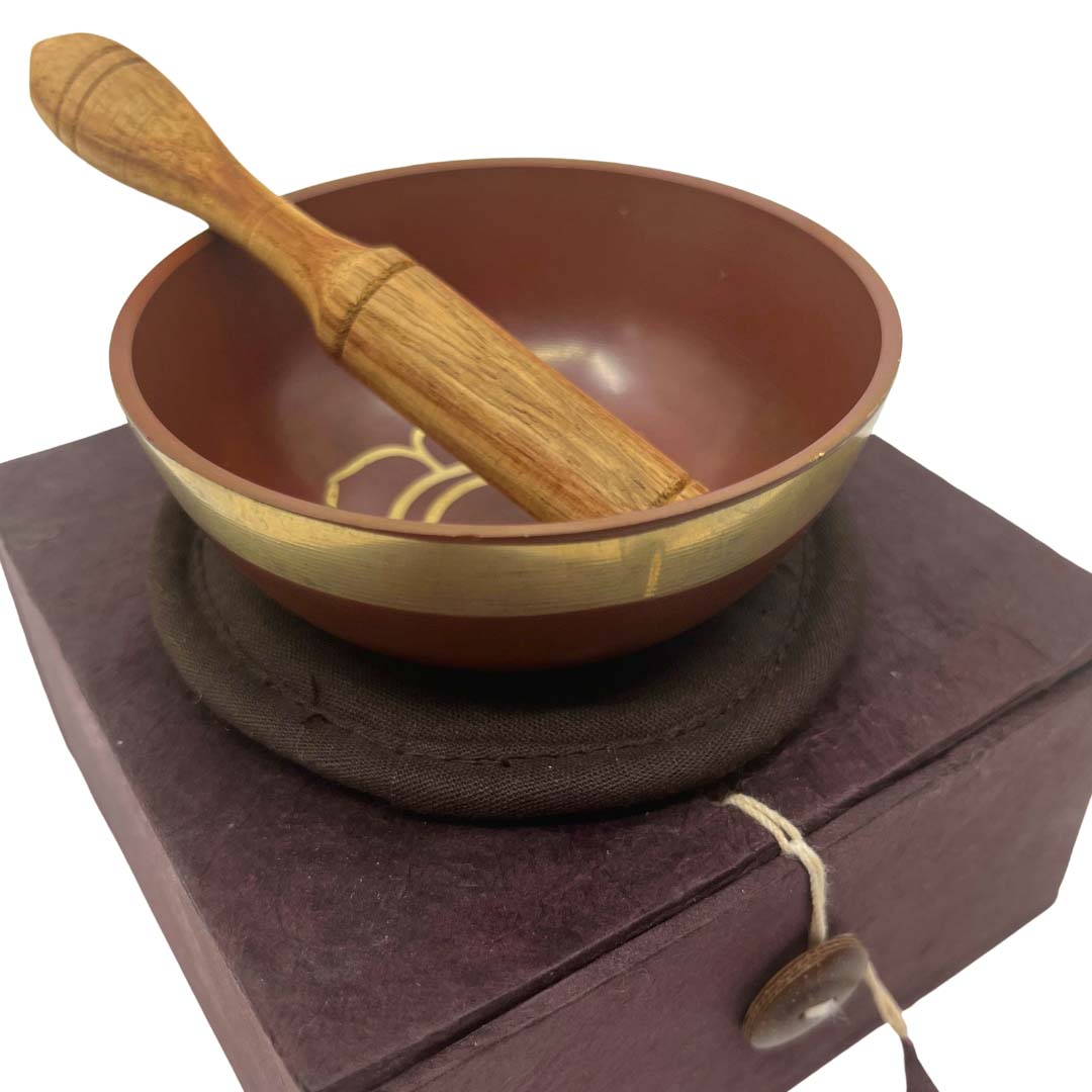 Chakra Singing Bowl - Brown