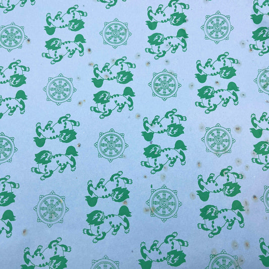 Snowlion Wrapping Paper