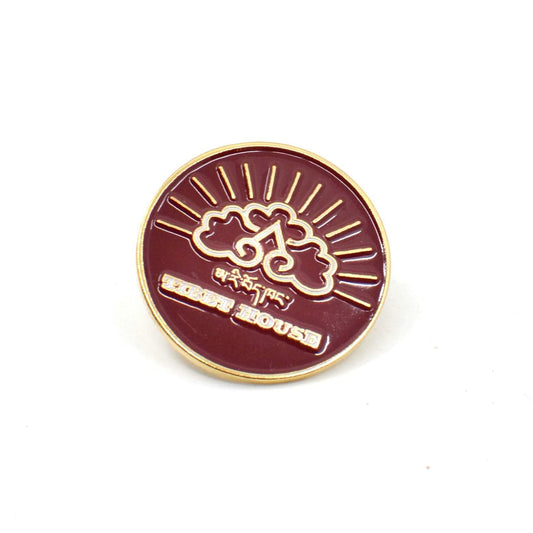 THUS Logo Round Enamel Pin