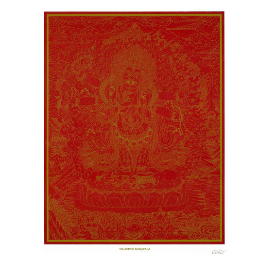 Six Arm Mahakala Poster