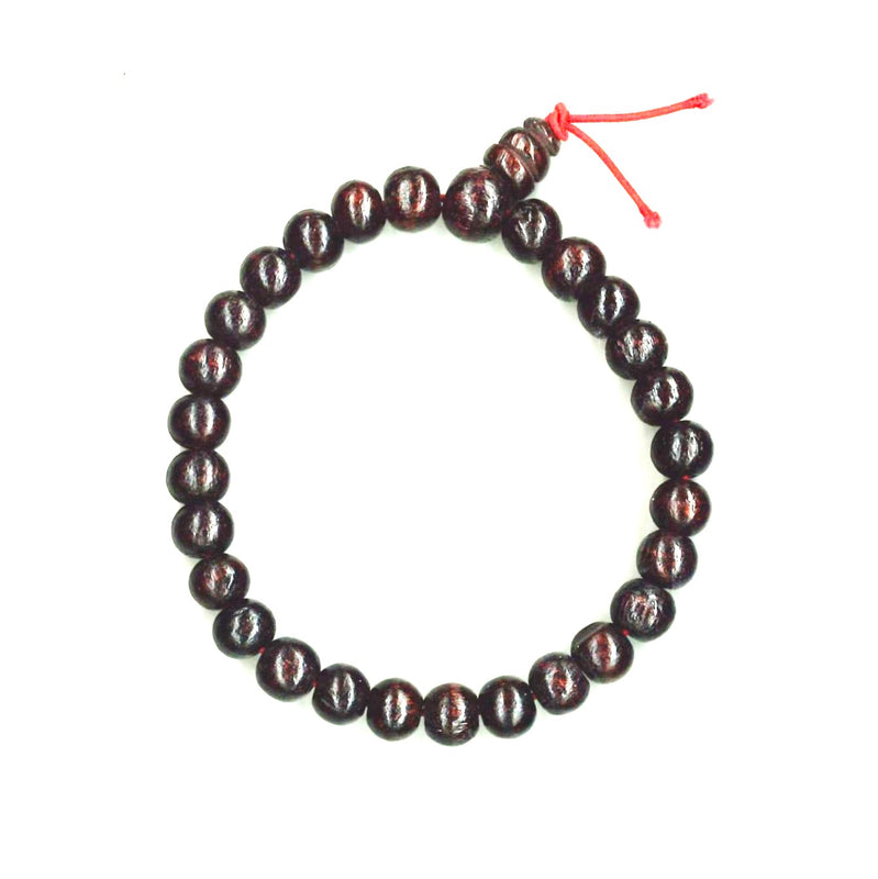 Rosewood Wrist Mala with String image 1
