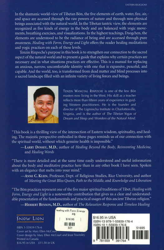 Healing with Form, Energy, and Light: The Five Elements in Tibetan Shamanism, Tantra, and Dzogchen Paperback image 2