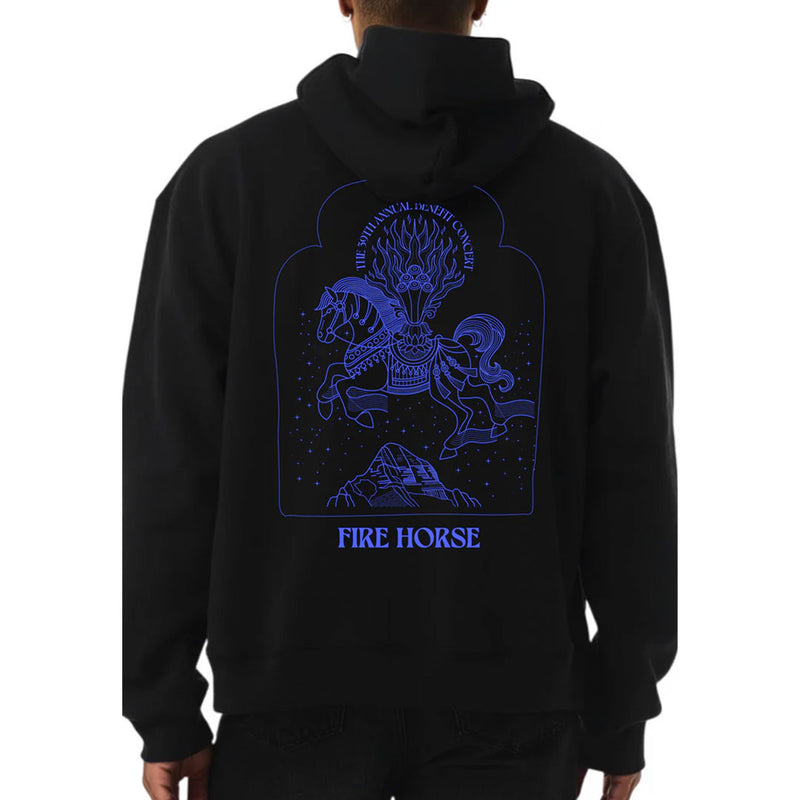 Fire Horse Hooded Sweatshirt - **Orders ship after March 4 - TIBET HOUSE US NYC