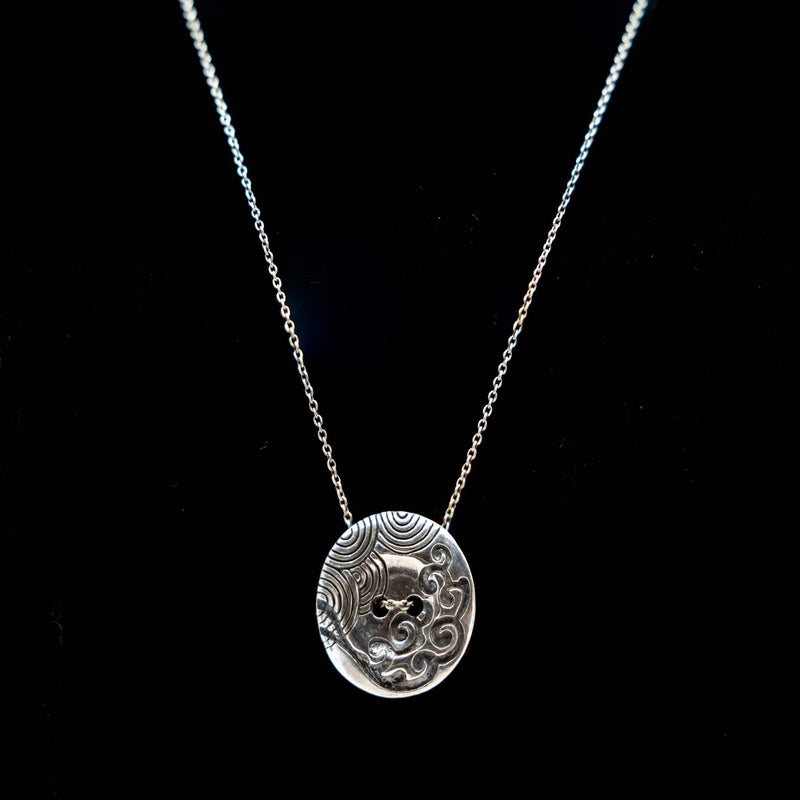 Silver Five Elements Necklace image 1