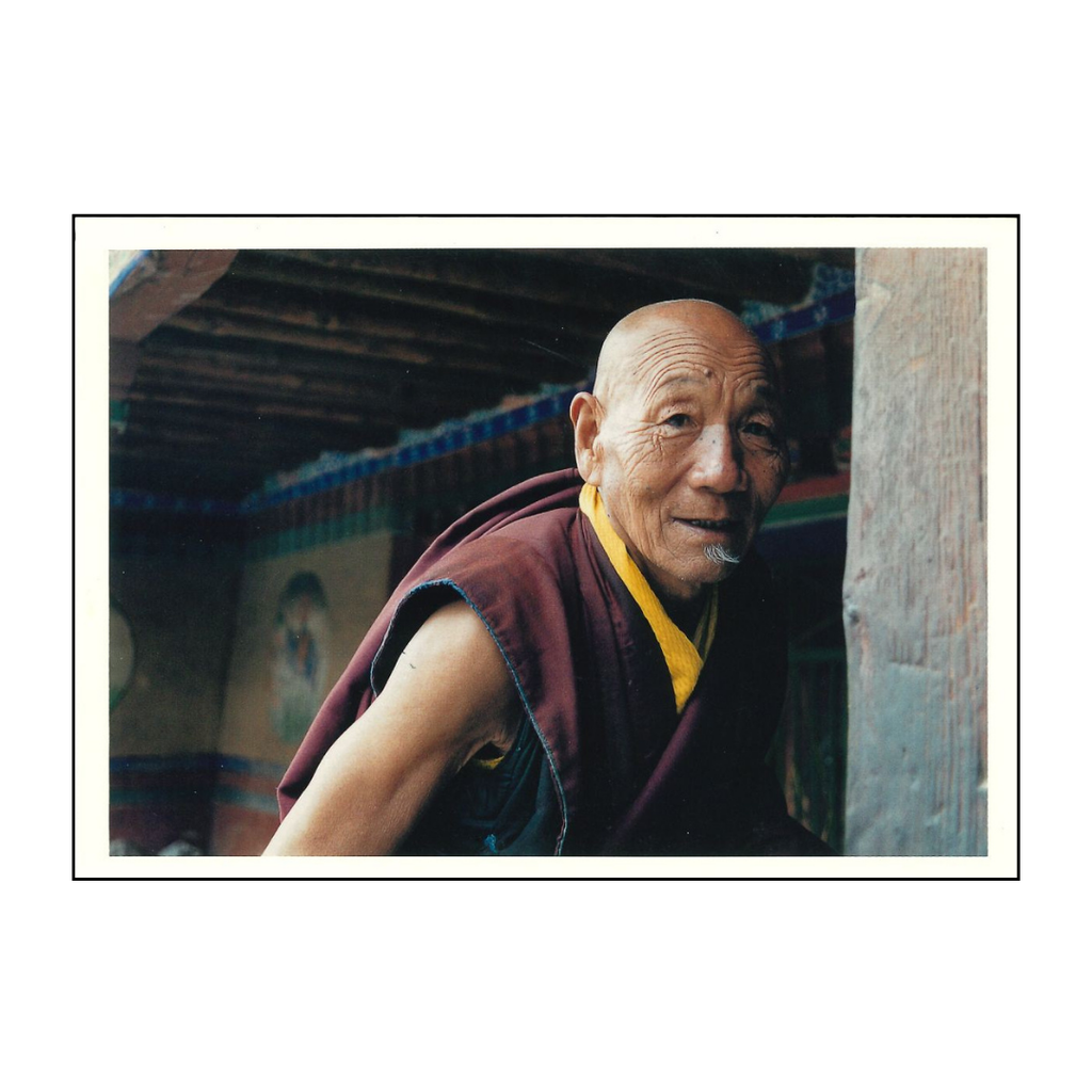 Senior Lama: Drepung Monastery Card