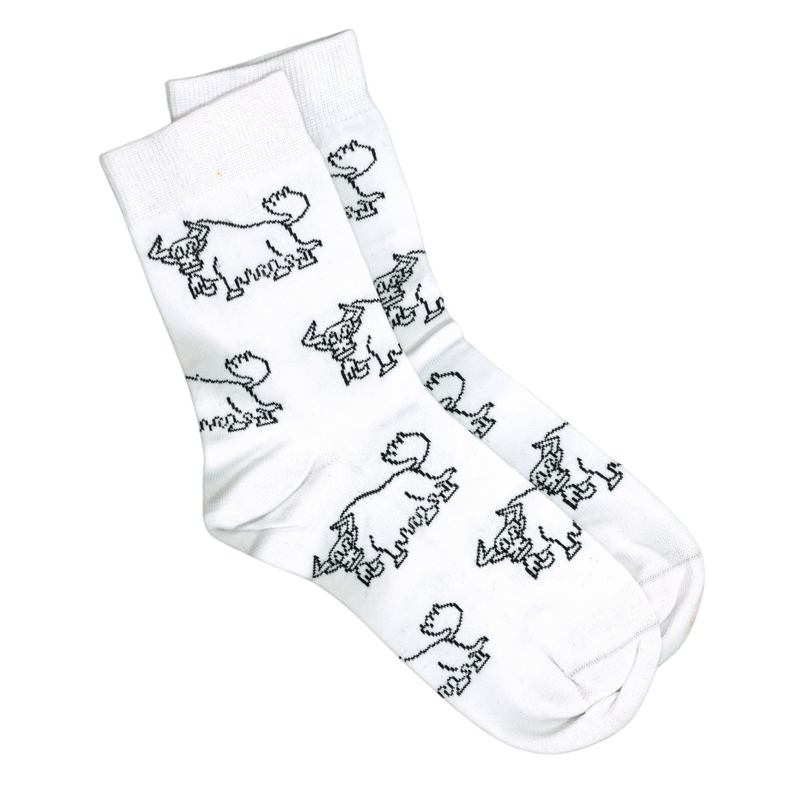THUS Join the Herd Yak Socks White image 1