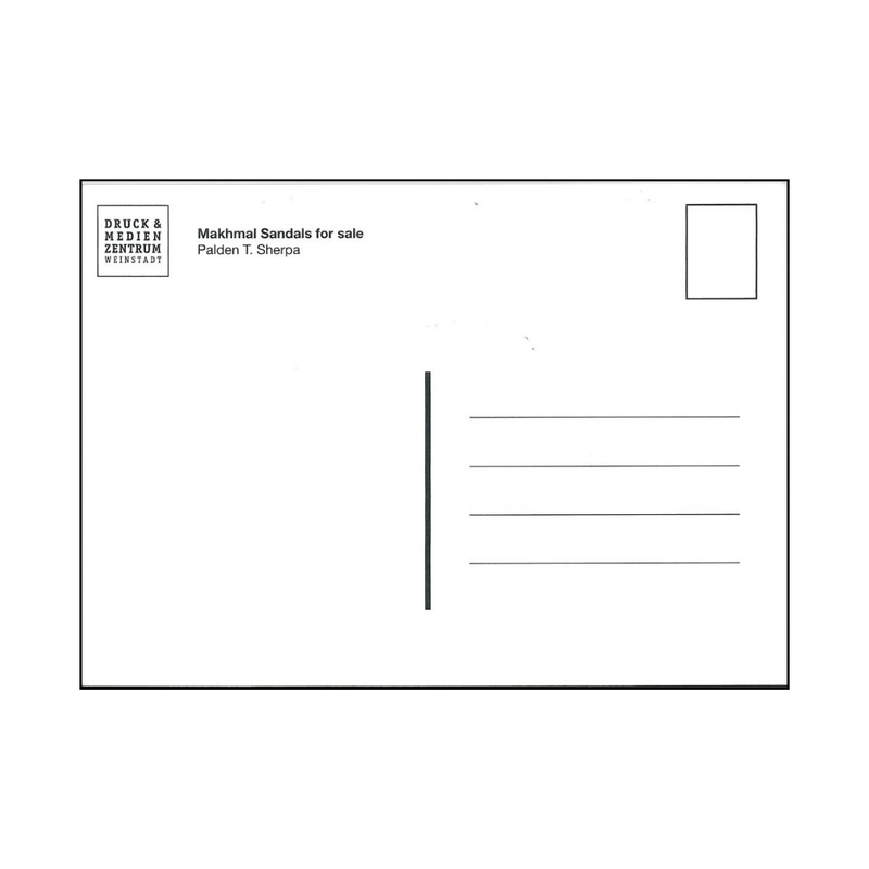 Makmal Sandles Postcard image 2