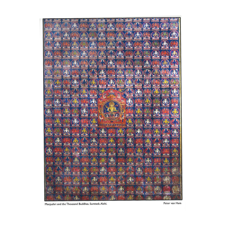 Alchi Monastery Card - Manjushree and 1000 Buddha Card image 1