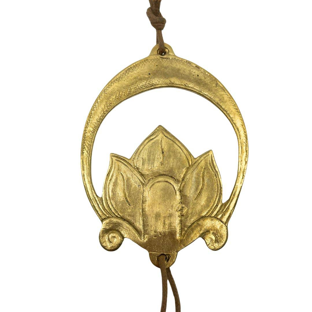 Crescent Lotus Door Chime