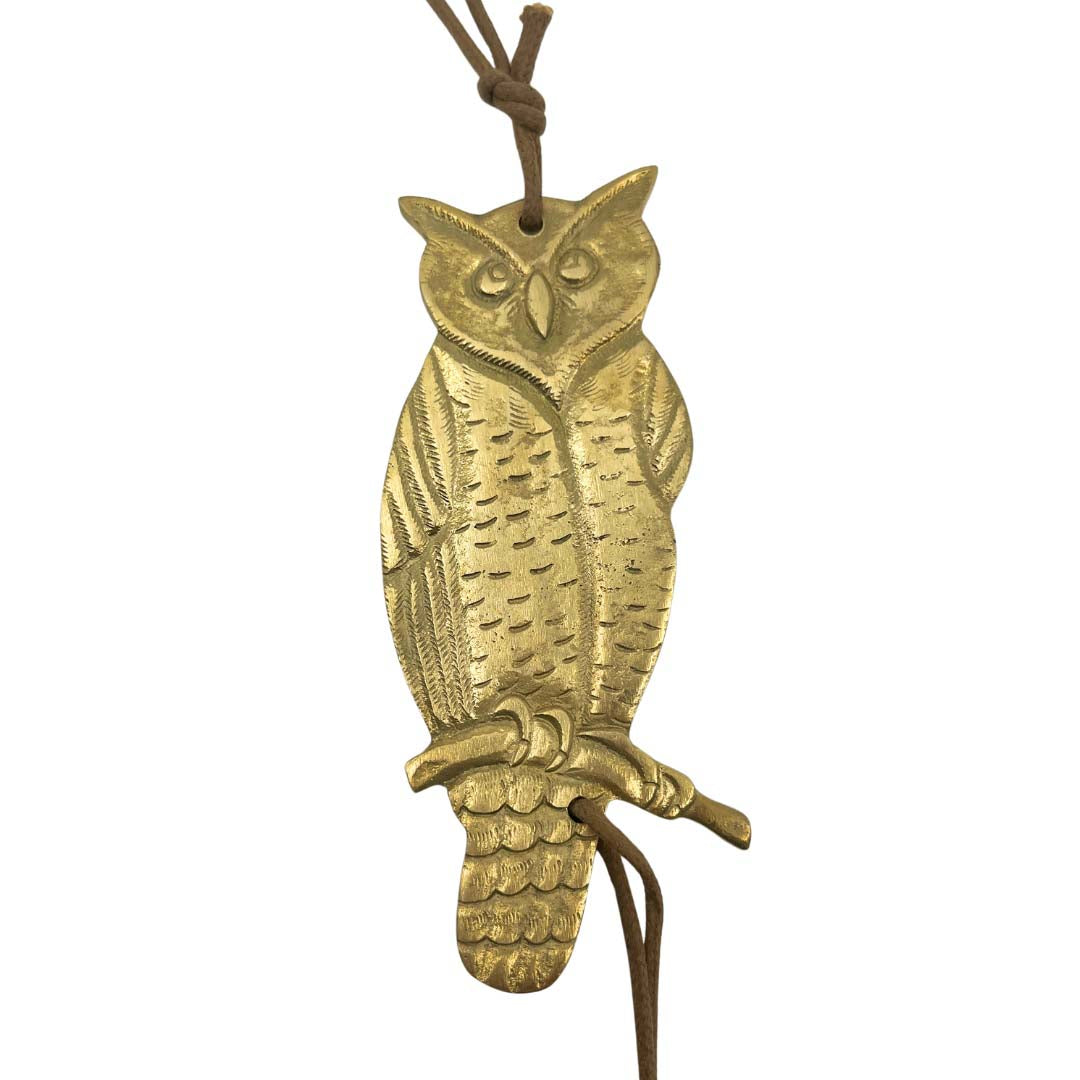 Great Horned Owl Door Chime