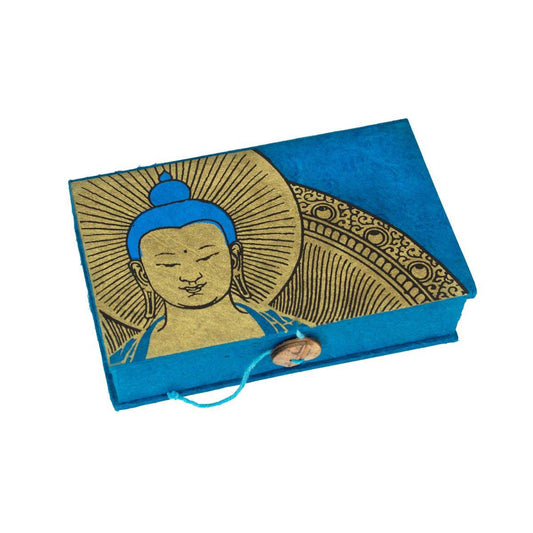 Medicine Buddha (blue) Travel Altar Box