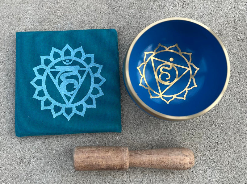 Throat Chakra Singing Bowl 3.5