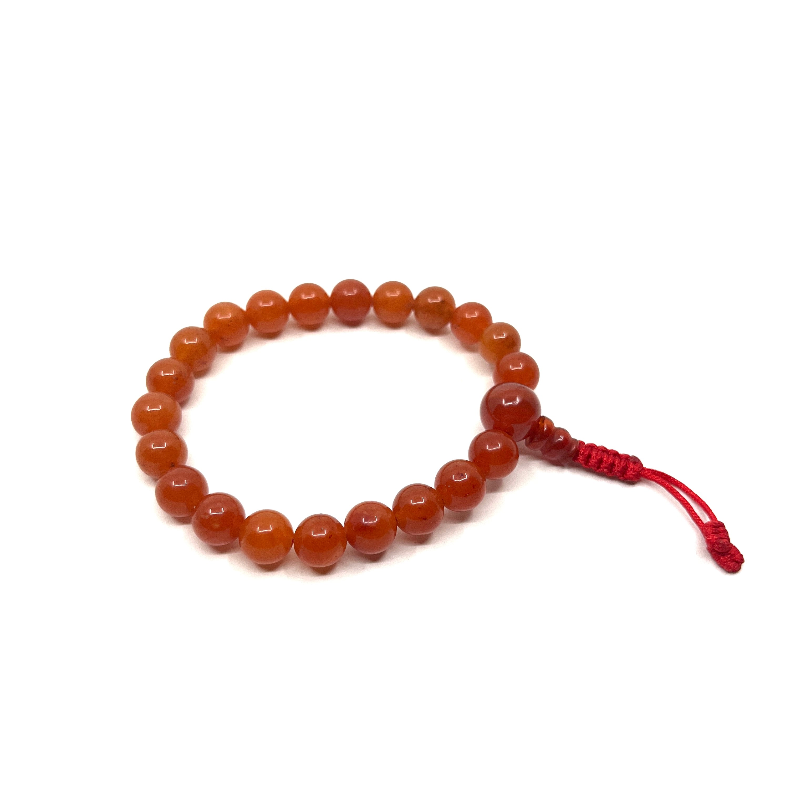 Carnelian Gemstone Adjustable Bracelet