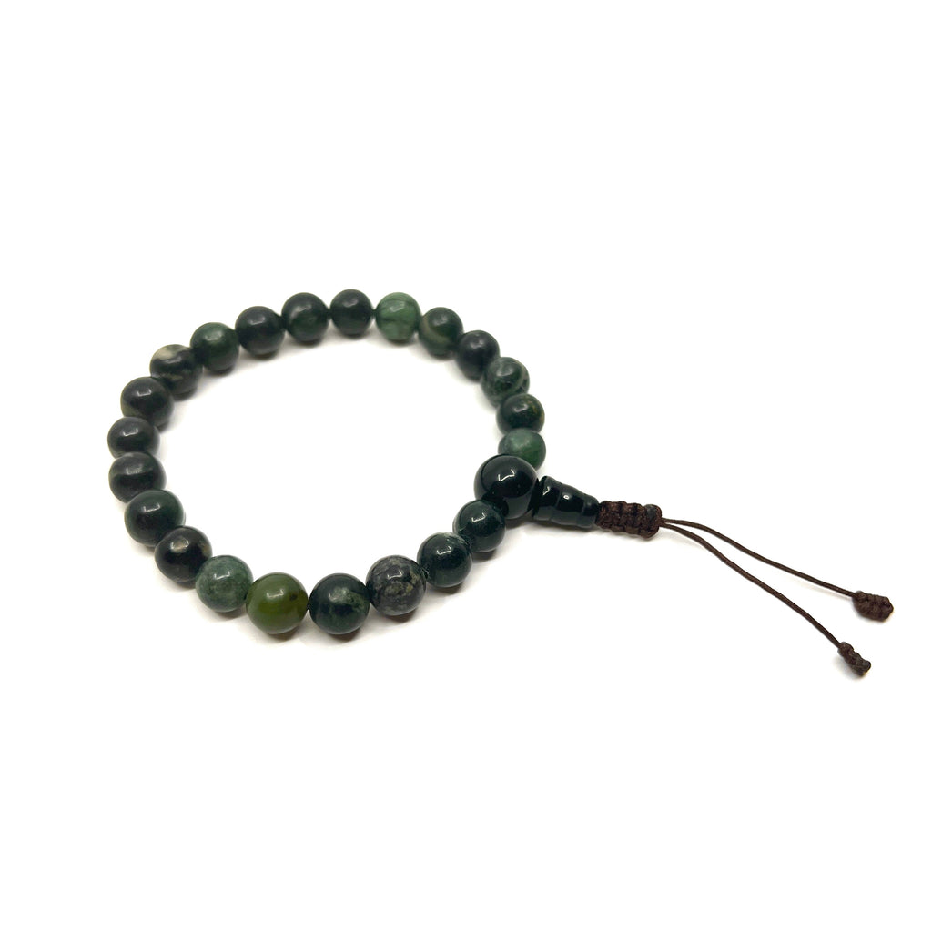 Dark Jasper Gemstone Adjustable Bracelet