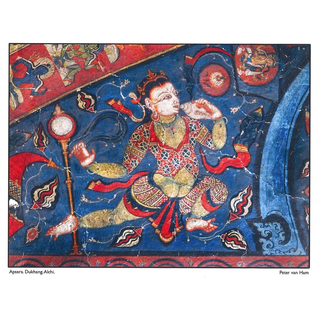 Alchi Monastery card - Apsara. Dukhang. Alchi