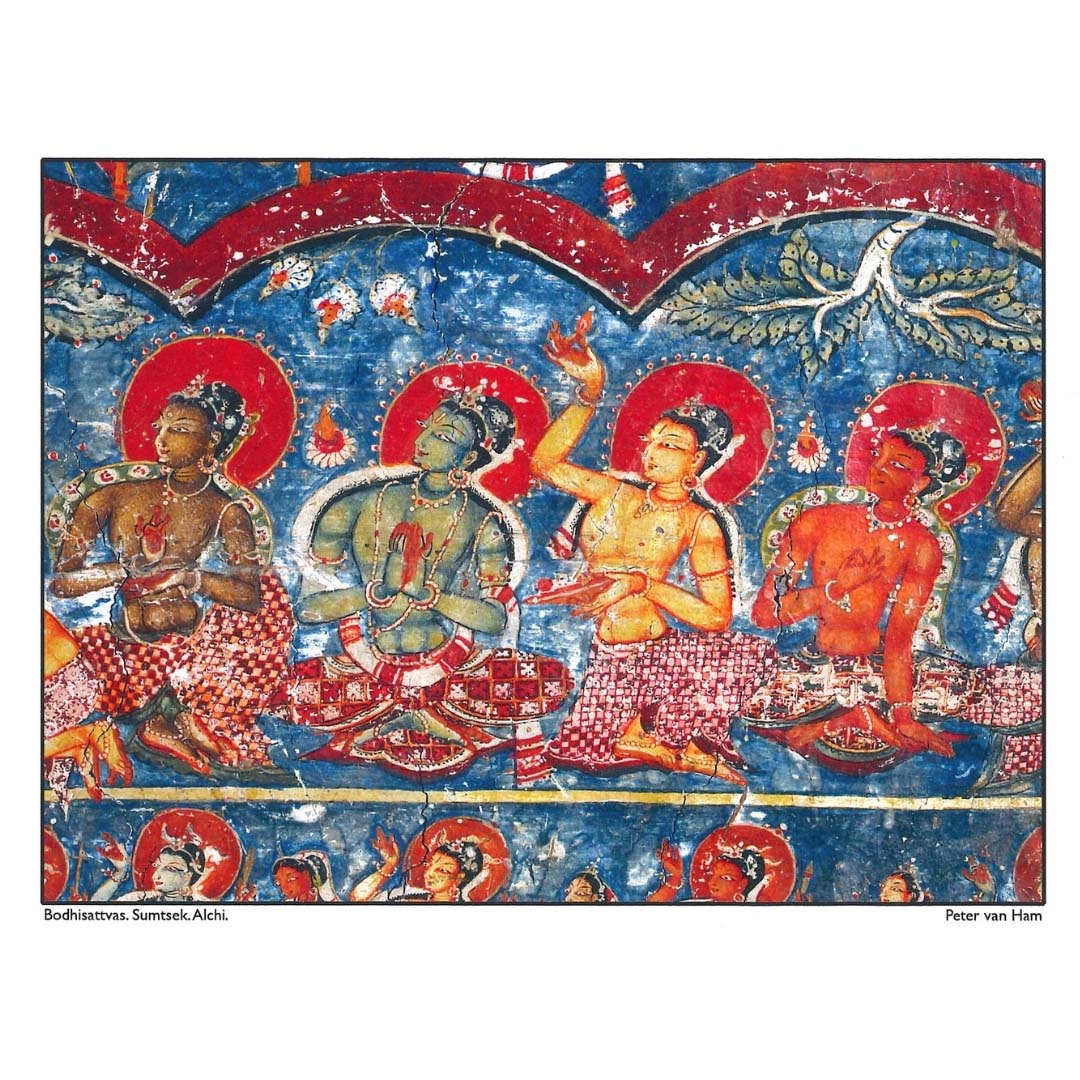 Alchi Monastery card - Bodhisattvas. Sumtsek. Alchi