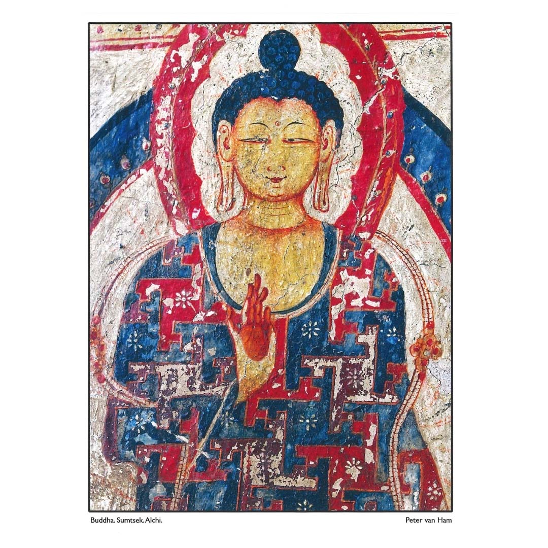 Alchi Monastery card - Buddha. Sumtsek. Alchi.