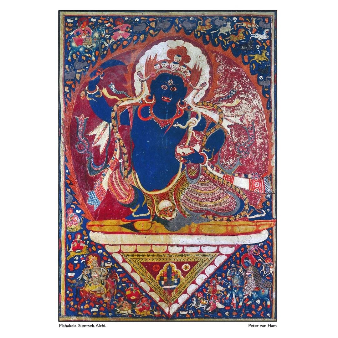 Alchi Monastery card - Mahakala. Sumtsek. Alchi