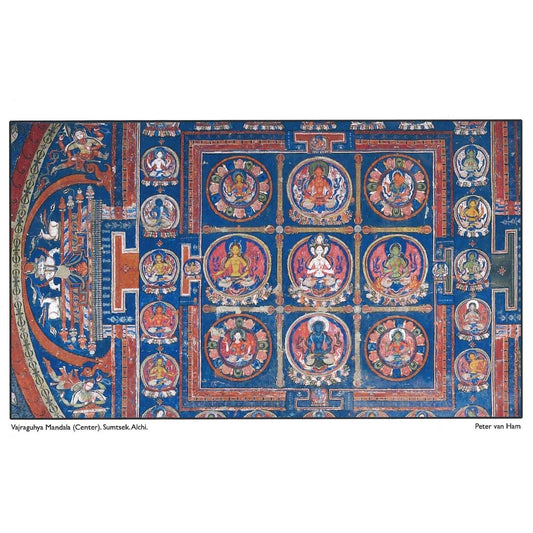 Alchi Monastery card - Vajraguhya Mandala (Center). Sumtsek. Alchi