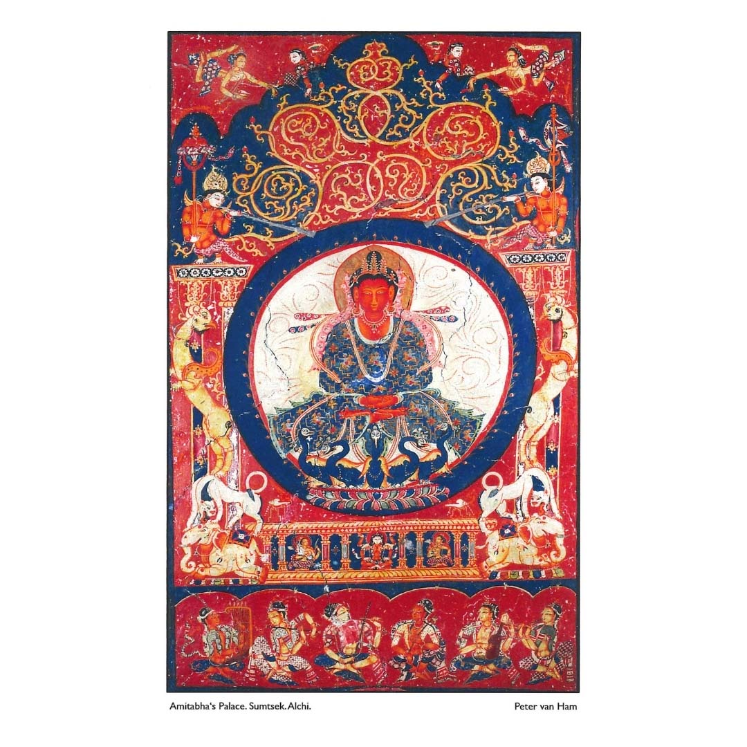 Alchi Monastery card - Amitabha's Palace. Sumtsek. Alchi