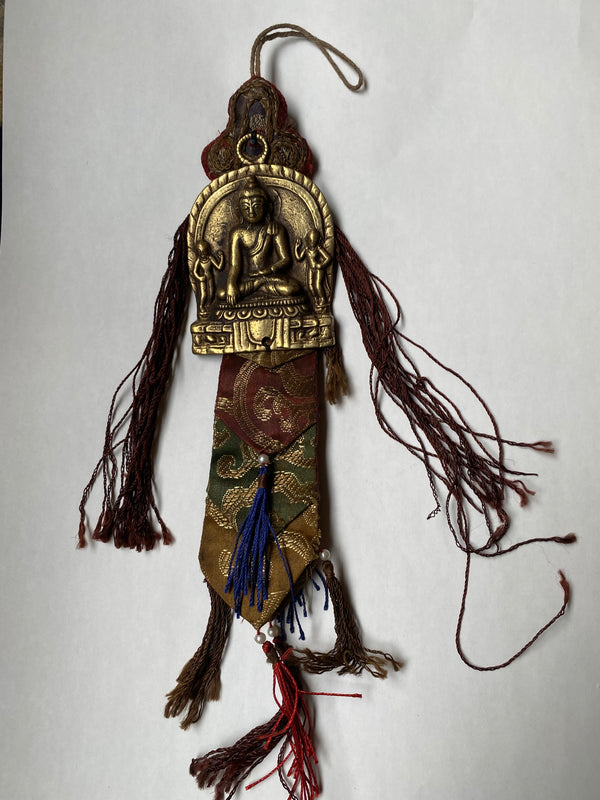 Decorative Tibetan Good Luck Charm: Buddha image 1