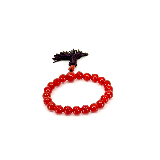 Carnelian Agate Bracelet (String) - TIBET HOUSE US NYC
