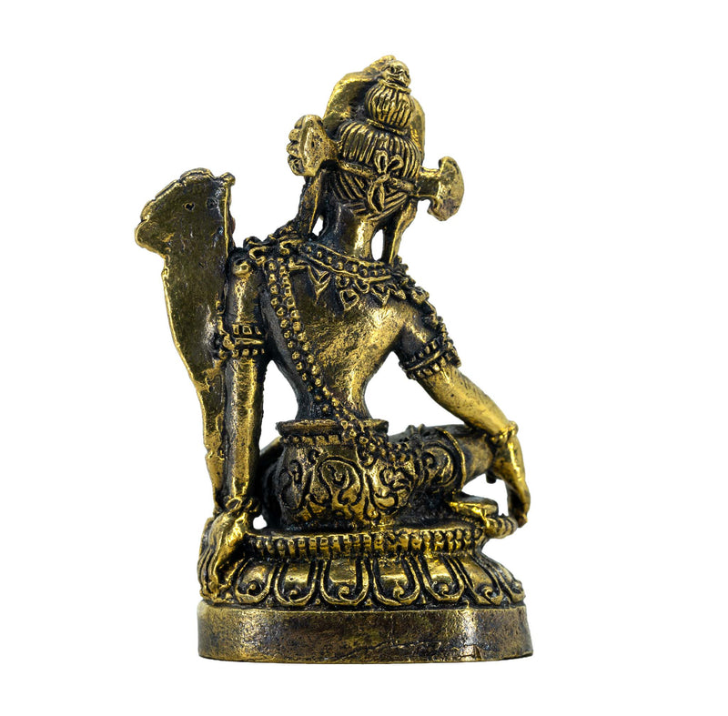 Mini Green Tara Statue: Brass image 2