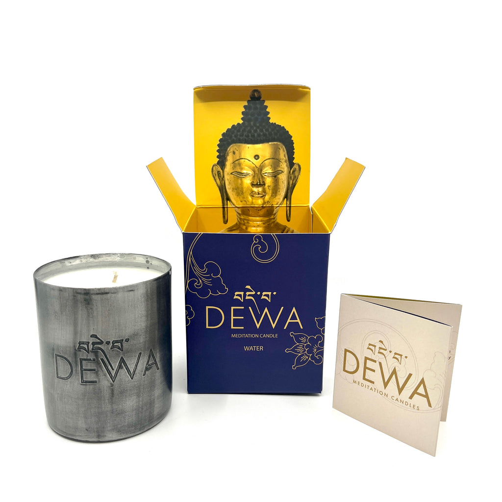 Dewa Candles Water Large Candle - Tibet House US