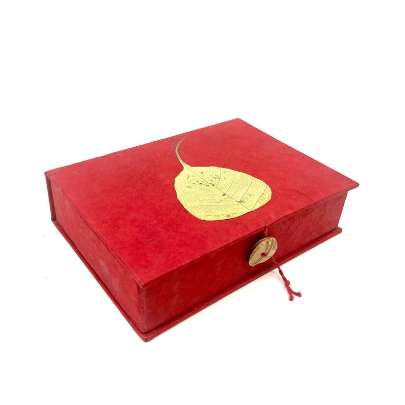 Gold Leaf (Red) Travel Altar Box image 4