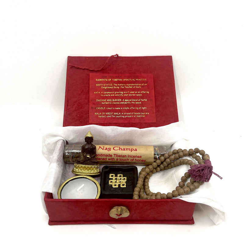 Gold Leaf (Red) Travel Altar Box image 2