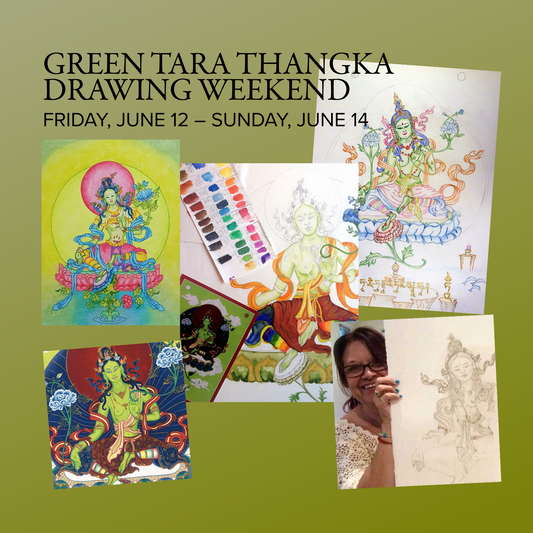 Green Tara Thangka Drawing Weekend | with Carmen Mensink - TIBET HOUSE US NYC