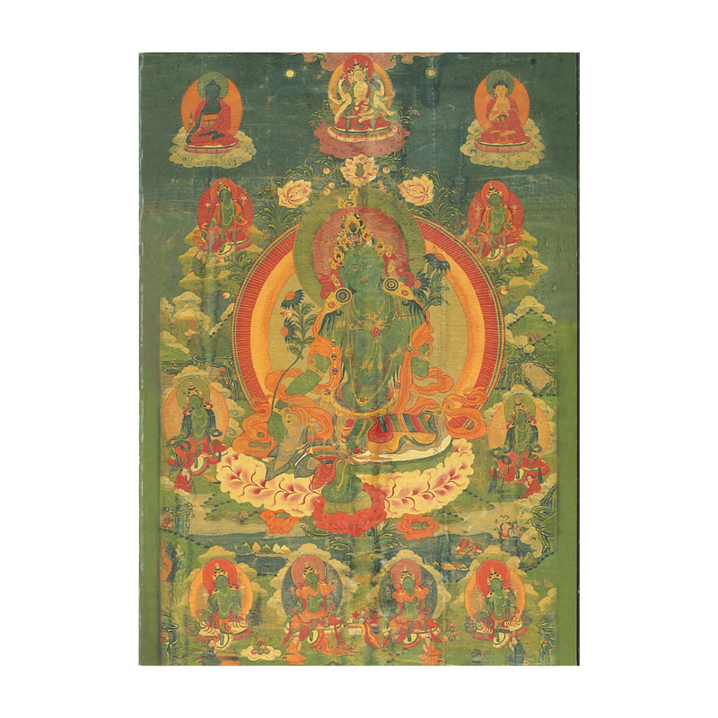 THUS Green Tara Greeting Card image 1
