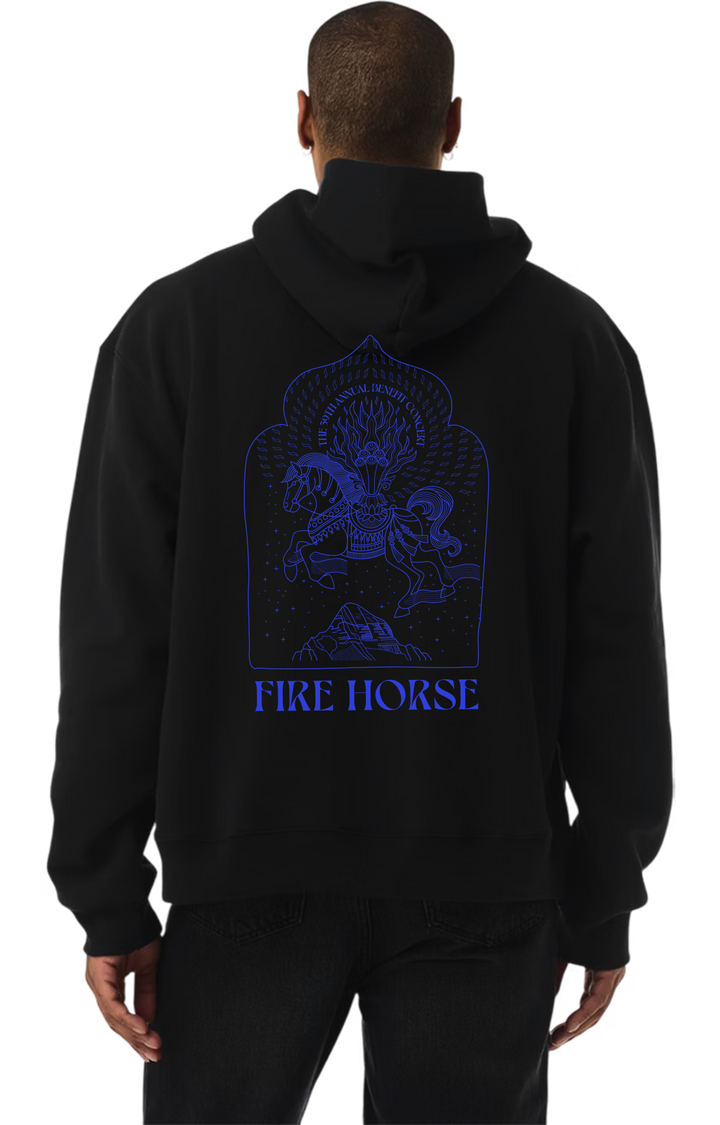 Fire Horse Year Hooded Sweatshirt - ** Orders ship after March 4 - TIBET HOUSE US NYC
