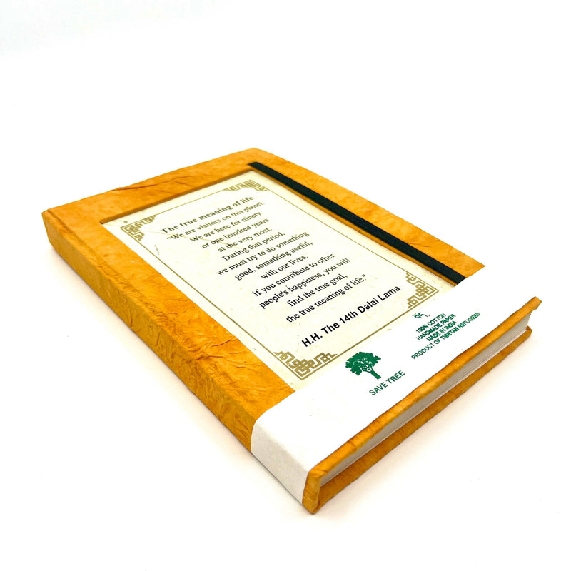 HHDL Quotes Notebook - True Meaning of Life Orange image 2