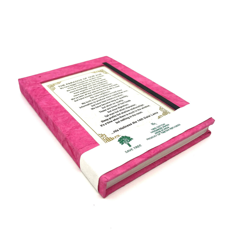 HHDL Quotes Notebook - The Paradox of our Age Pink image 2