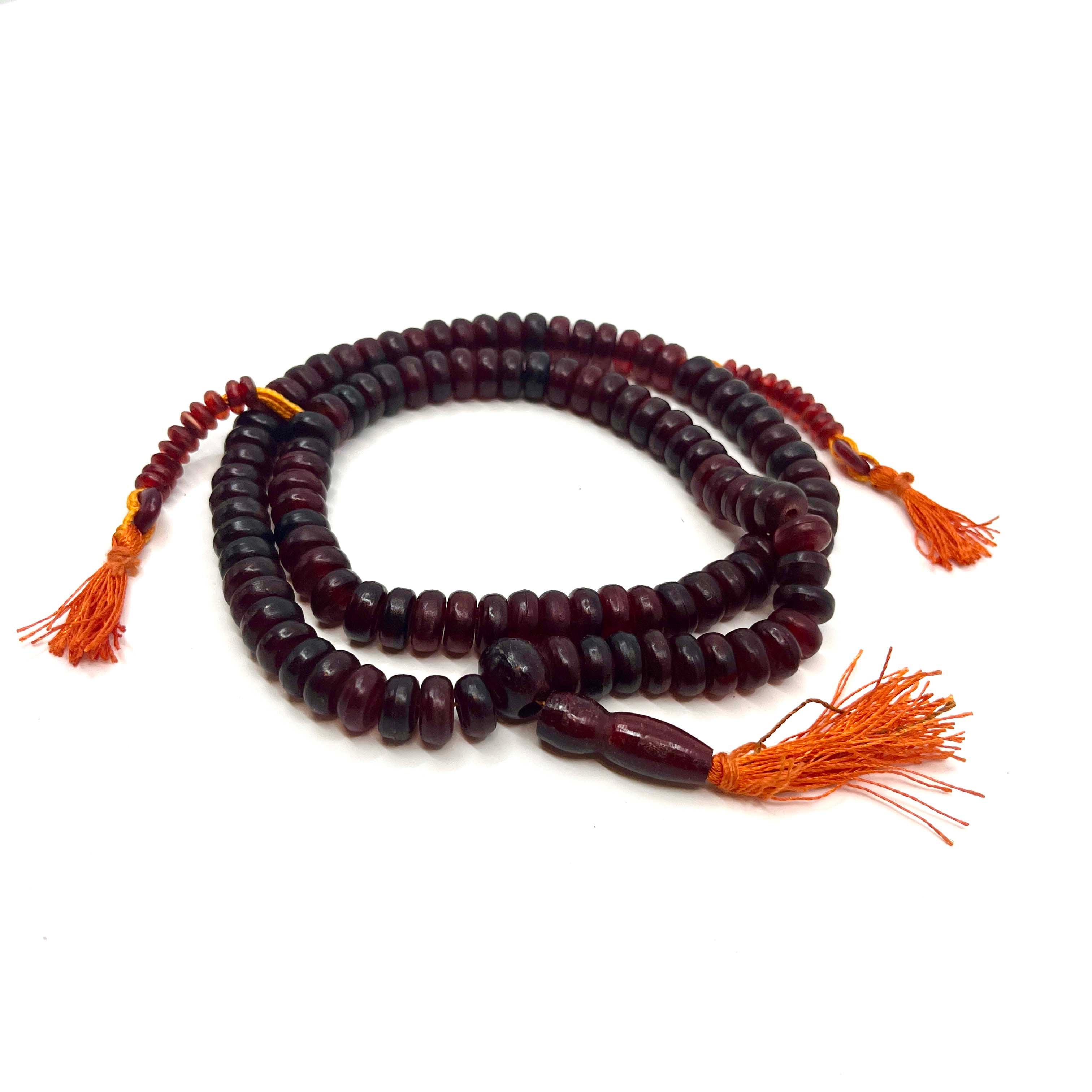 Horn Flat Mala Beads