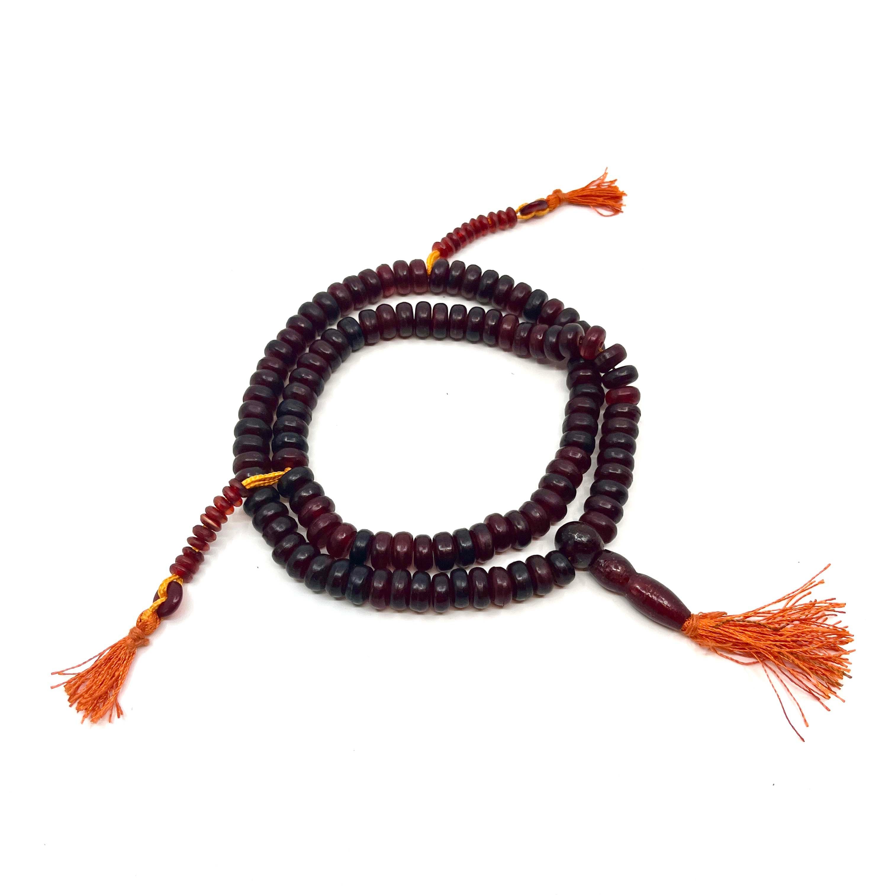 Horn Flat Mala Beads